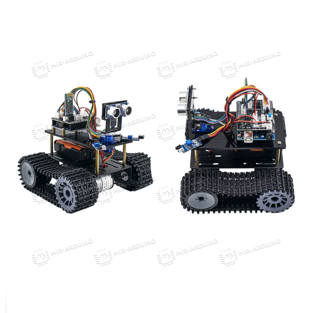 Купить набор для моделирования Ардуино (Arduino) Tank Robot Lafvin в  Архангельске, цена 8610 рублей в Mir-arduino.ru